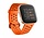 Strap-it Fitbit Versa / Versa 2 Silikonband mit Löchern (Orange)