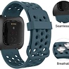 Strap-it® Strap-it Fitbit Versa / Versa 2 Silikonband mit Löchern (Grau-Blau) Strap-it® Strap-it Fitbit Versa / Versa 2 Silikonband mit Löchern (Grau-Blau)