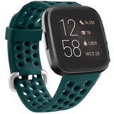 Strap-it® Fitbit Versa / Versa 2 Silikonband mit Löchern (Grün) Strap-it® Fitbit Versa / Versa 2 Silikonband mit Löchern (Grün)