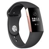 Strap-it® Fitbit Charge 3 Sportarmband (Schwarz) Strap-it® Fitbit Charge 3 Sportarmband (Schwarz)
