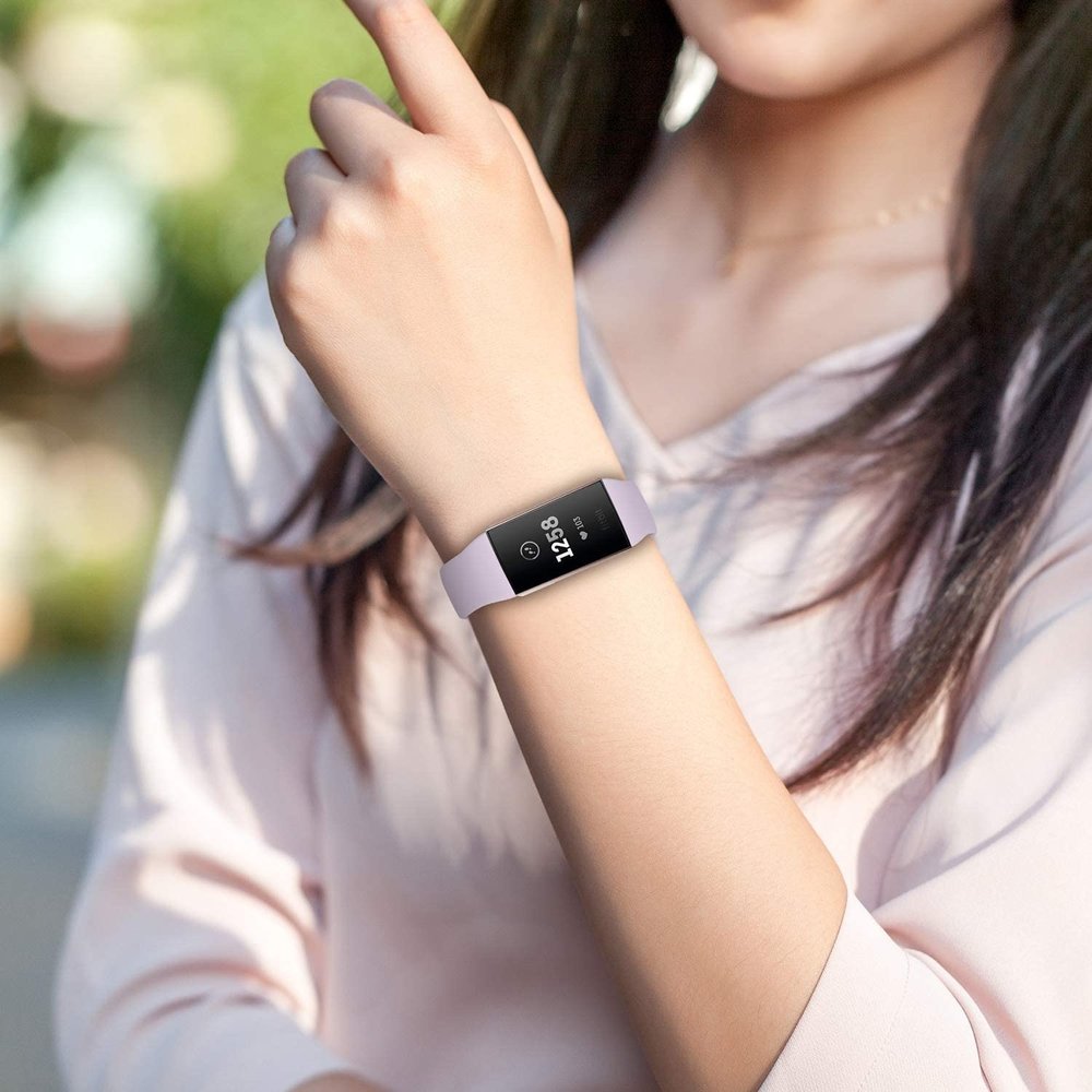 Strap-it® Strap-it Fitbit Charge 4 Sportarmband (Lavendel) Strap-it® Strap-it Fitbit Charge 4 Sportarmband (Lavendel)