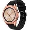 Strap-it® Strap-it Samsung Galaxy Watch 42mm Armband Silikon (Schwarz) Strap-it® Strap-it Samsung Galaxy Watch 42mm Armband Silikon (Schwarz)