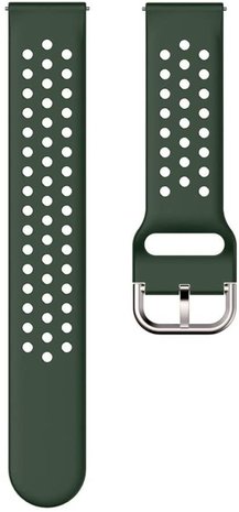 Strap-it® Strap-it Garmin Vivoactive 3 Silikonarmband mit Löchern (Armeegrün) Strap-it® Strap-it Garmin Vivoactive 3 Silikonarmband mit Löchern (Armeegrün)