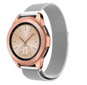 Strap-it® Samsung Galaxy Watch 42mm Milanese Armband (Silber)