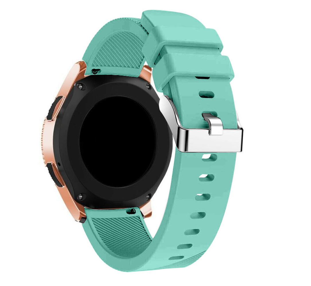 Strap-it® Strap-it Samsung Galaxy Watch 42mm Armband Silikon (Aqua)
