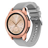 Strap-it® Strap-it Samsung Galaxy Watch 42mm Armband Silikon (Grau) Strap-it® Strap-it Samsung Galaxy Watch 42mm Armband Silikon (Grau)