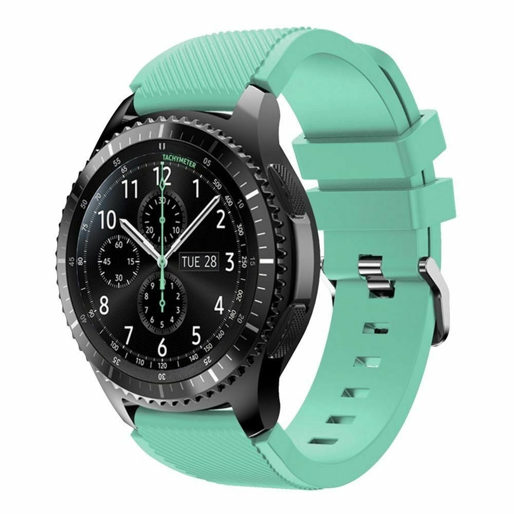 Strap-it® Strap-it Samsung Gear S3 Classic / Frontier Armband Silikon (Aqua)