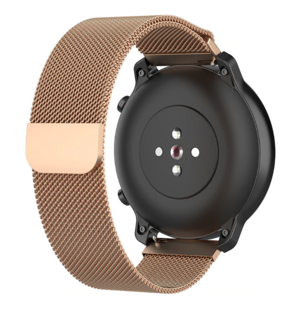 Strap-it® Strap-it Xiaomi Amazfit GTR Milanese Armband (Roségold)