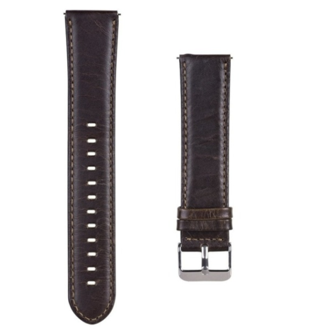 Strap-it® Strap-it Xiaomi Amazfit GTR Armband Leder (Dunkelbraun)