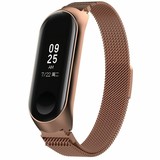 Strap-it® Xiaomi Mi Band 3 / 4 Milanese Armband  (Roségold)