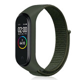Strap-it® Xiaomi Mi Band 3 / 4 Armband Nylon (Armeegrün)