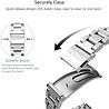 Strap-it® Strap-it Xiaomi Mi Band 5 Gliederarmband (Silber) Strap-it® Strap-it Xiaomi Mi Band 5 Gliederarmband (Silber)