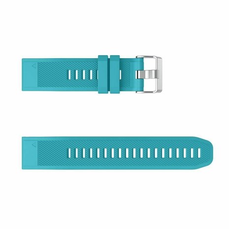 Strap-it® Strap-it Garmin Fenix 5 (Plus) / 6 (Pro) Armband Silikon (Hellblau) Strap-it® Strap-it Garmin Fenix 5 (Plus) / 6 (Pro) Armband Silikon (Hellblau)