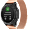 Strap-it® Strap-it Garmin Fenix 5 (Plus) / 6 (Pro) Milanese Band (Roségold) Strap-it® Strap-it Garmin Fenix 5 (Plus) / 6 (Pro) Milanese Band (Roségold)