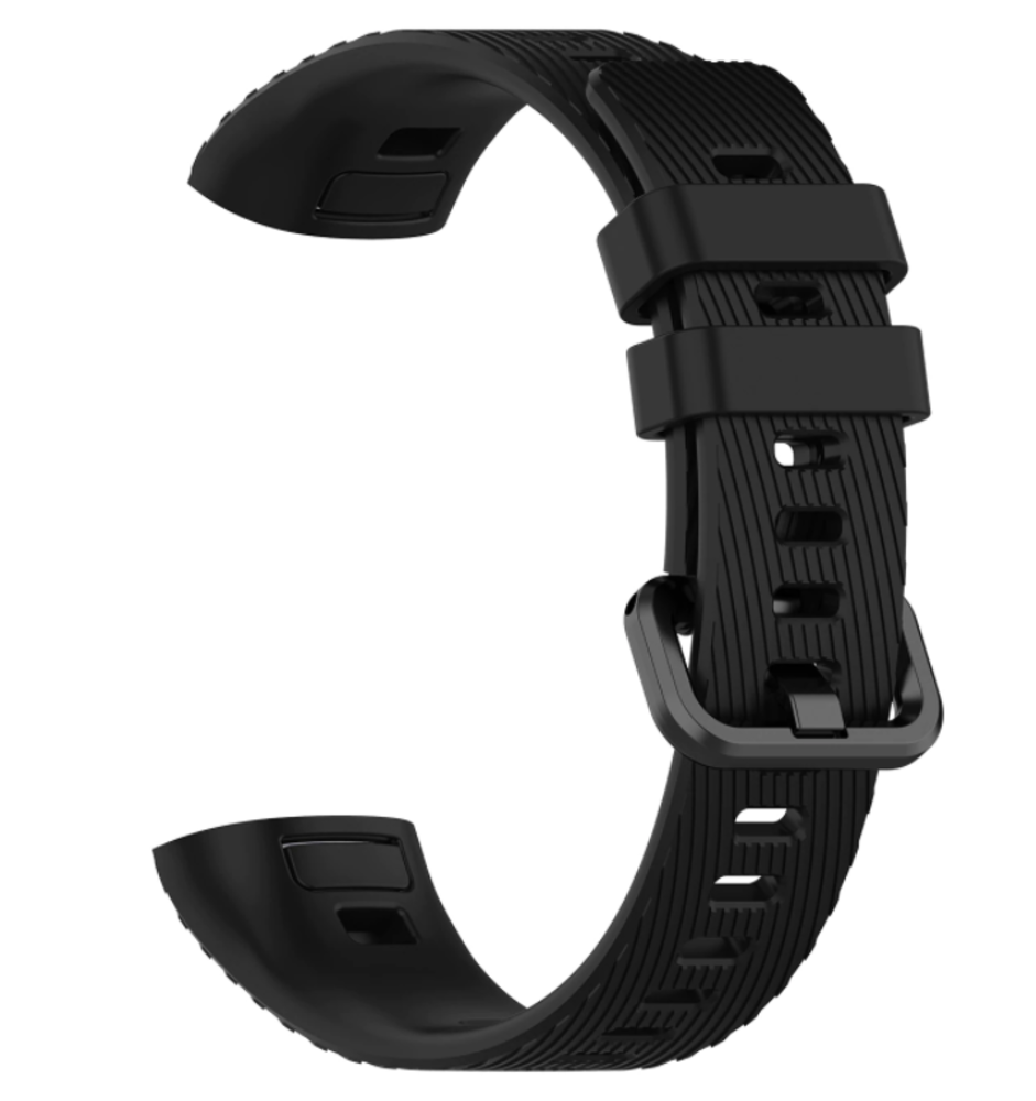 Strap-it® Strap-it Huawei Band 3 / 4 Pro Armband Silikon (Schwarz) Strap-it® Strap-it Huawei Band 3 / 4 Pro Armband Silikon (Schwarz)