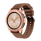 Strap-it® Samsung Galaxy Watch 42mm Armband Silikon (KaffeeBraun) Strap-it® Samsung Galaxy Watch 42mm Armband Silikon (KaffeeBraun)