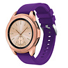 Strap-it® Strap-it Samsung Galaxy Watch 42mm Armband Silikon (Violett) Strap-it® Strap-it Samsung Galaxy Watch 42mm Armband Silikon (Violett)