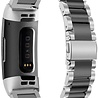 Strap-it® Strap-it Fitbit Charge 4 Gliederarmband (Silber / Schwarz) Strap-it® Strap-it Fitbit Charge 4 Gliederarmband (Silber / Schwarz)