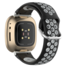 Strap-it® Strap-it Fitbit Versa 3 Sportarmband (Schwarz / Grau) Strap-it® Strap-it Fitbit Versa 3 Sportarmband (Schwarz / Grau)