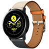 Strap-it® Strap-it Samsung Galaxy Watch Active / Active 2 Armband Leder (Weiß / Dunkelblau) Strap-it® Strap-it Samsung Galaxy Watch Active / Active 2 Armband Leder (Weiß / Dunkelblau)