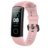 Strap-it® Honor Band 4 / 5 Armband Silikon (Rosa) Strap-it® Honor Band 4 / 5 Armband Silikon (Rosa)