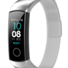 Strap-it® Strap-it Honor Band 4 / 5 Milanese Armband (Silber) Strap-it® Strap-it Honor Band 4 / 5 Milanese Armband (Silber)