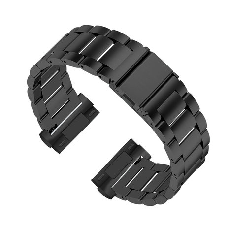 Strap-it® Strap-it Fitbit Versa 3 Stahlband (Schwarz) Strap-it® Strap-it Fitbit Versa 3 Stahlband (Schwarz)