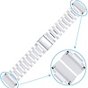 Strap-it® Strap-it Fitbit Versa 3 Stahlband (Silber) Strap-it® Strap-it Fitbit Versa 3 Stahlband (Silber)
