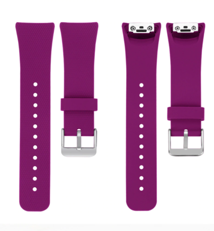Strap-it® Strap-it Samsung Gear Fit 2 (Pro) Armband Silikon (Lila) Strap-it® Strap-it Samsung Gear Fit 2 (Pro) Armband Silikon (Lila)