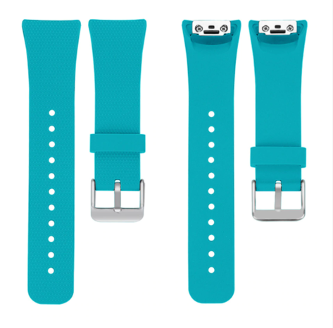 Strap-it® Strap-it Samsung Gear Fit 2 (Pro) Armband Silikon (Aqua) Strap-it® Strap-it Samsung Gear Fit 2 (Pro) Armband Silikon (Aqua)