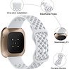 Strap-it® Strap-it Fitbit Versa 3 Silikonband mit Löchern (Weiß) Strap-it® Strap-it Fitbit Versa 3 Silikonband mit Löchern (Weiß)