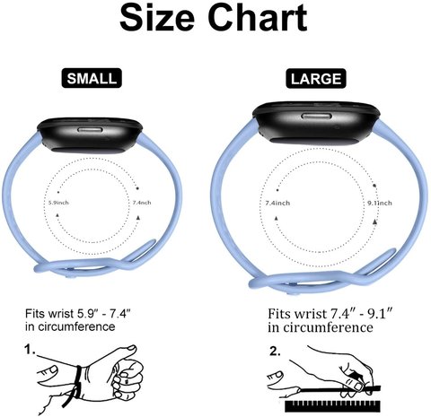 Strap-it® Strap-it Fitbit Versa 3 Silikonband mit Löchern (Lila) Strap-it® Strap-it Fitbit Versa 3 Silikonband mit Löchern (Lila)