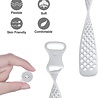 Strap-it® Strap-it Fitbit Sense Silikonband mit Löchern (Weiß) Strap-it® Strap-it Fitbit Sense Silikonband mit Löchern (Weiß)