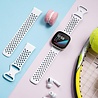 Strap-it® Strap-it Fitbit Sense Silikonband mit Löchern (Weiß) Strap-it® Strap-it Fitbit Sense Silikonband mit Löchern (Weiß)
