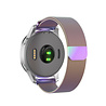 Strap-it® Strap-it Garmin Vivoactive 4s Milanese Metall Armband - 40mm - Regenbogen Strap-it® Strap-it Garmin Vivoactive 4s Milanese Metall Armband - 40mm - Regenbogen