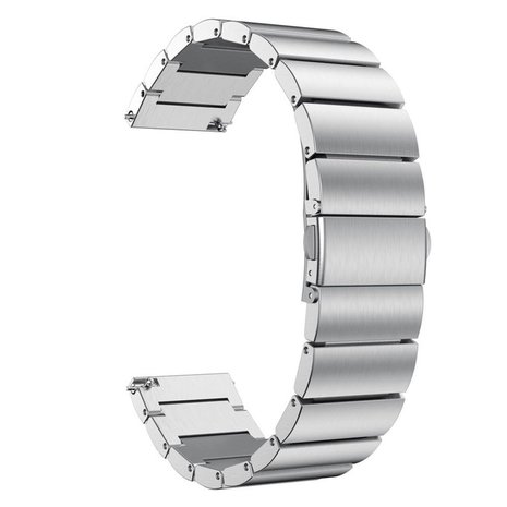 Strap-it® Strap-it Huawei Watch GT 2 Armband Metall (Silber) Strap-it® Strap-it Huawei Watch GT 2 Armband Metall (Silber)
