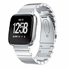 Strap-it® Strap-it Fitbit Versa / Versa 2 Armband Metall (Silber) Strap-it® Strap-it Fitbit Versa / Versa 2 Armband Metall (Silber)
