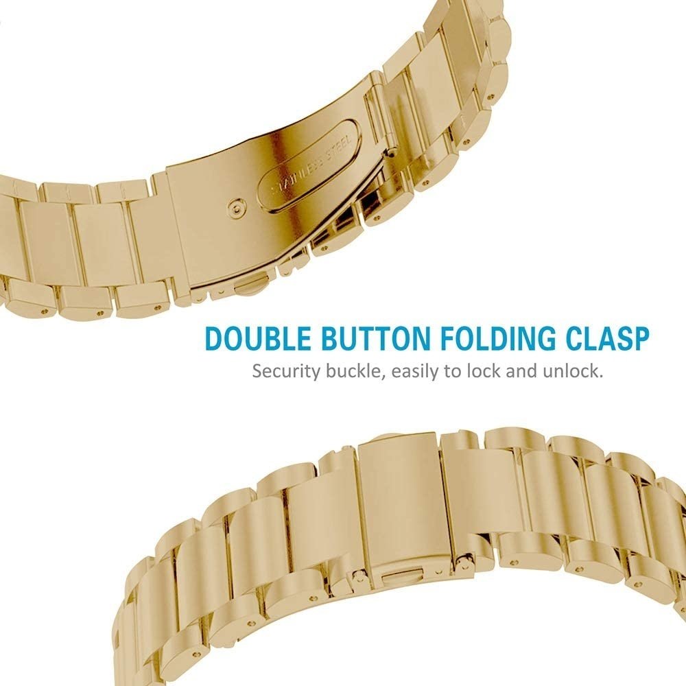 Strap-it® Strap-it Fitbit Charge 3 Gliederarmband (Gold) Strap-it® Strap-it Fitbit Charge 3 Gliederarmband (Gold)