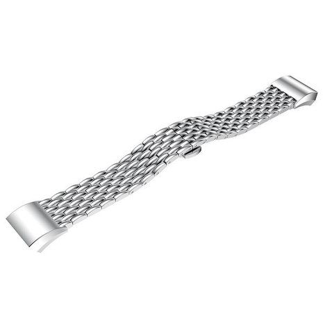 Strap-it® Strap-it Fitbit Charge 2 Drache Gliederarmband (Silber) Strap-it® Strap-it Fitbit Charge 2 Drache Gliederarmband (Silber)