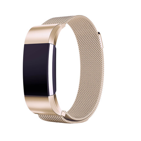 Strap-it® Strap-it Fitbit Charge 2 Milanese Band (Champagner)