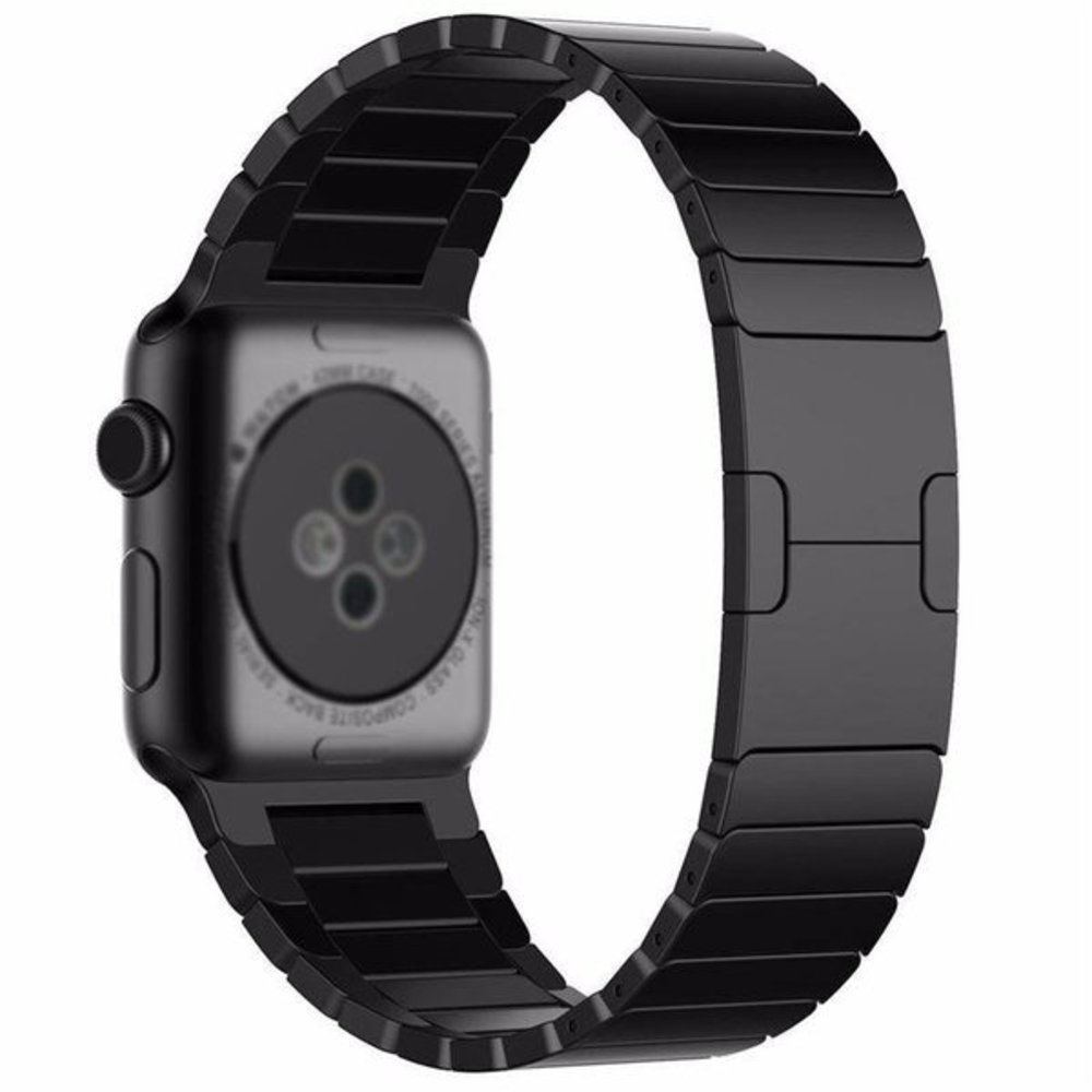 Strap-it® Strap-it Apple Watch Metallarmband (Schwarz) Strap-it® Strap-it Apple Watch Metallarmband (Schwarz)