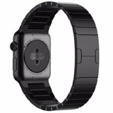 Strap-it® Apple Watch Metallarmband (Schwarz)