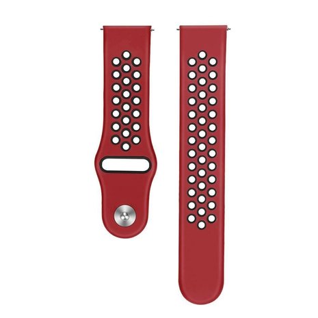 Strap-it® Strap-it Samsung Gear S3 Classic / Frontier Sportarmband (Rot / Schwarz) Strap-it® Strap-it Samsung Gear S3 Classic / Frontier Sportarmband (Rot / Schwarz)
