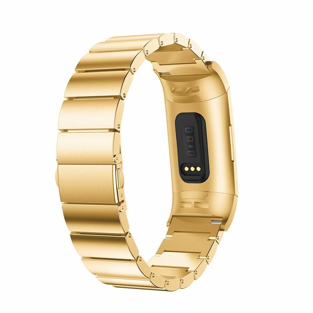 Strap-it® Strap-it Fitbit Charge 4 Metallarmband (Gold) Strap-it® Strap-it Fitbit Charge 4 Metallarmband (Gold)