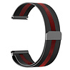 Strap-it® Strap-it Garmin Vivoactive 3 Milanese Armband (Schwarz / Rot) Strap-it® Strap-it Garmin Vivoactive 3 Milanese Armband (Schwarz / Rot)