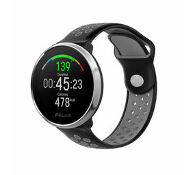 Strap-it® Polar Ignite Sportarmband (Schwarz / Grau)