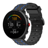 Strap-it® Polar Vantage M Sport Schnallenarmband (Schwarz / Blau) Strap-it® Polar Vantage M Sport Schnallenarmband (Schwarz / Blau)