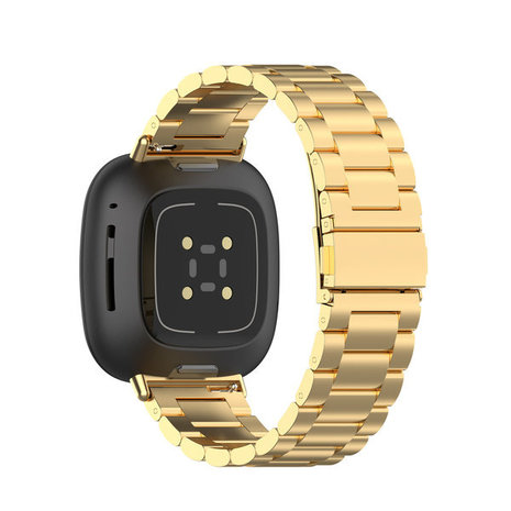 Strap-it® Strap-it Fitbit Sense Gliederarmband (Gold) Strap-it® Strap-it Fitbit Sense Gliederarmband (Gold)