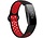 Strap-it Fitbit Inspire (HR) / Inspire 2 Sportarmband (Schwarz / Rot)