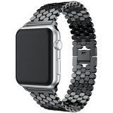 Strap-it® Apple Watch Fisch Gliederarmband (Schwarz) Strap-it® Apple Watch Fisch Gliederarmband (Schwarz)